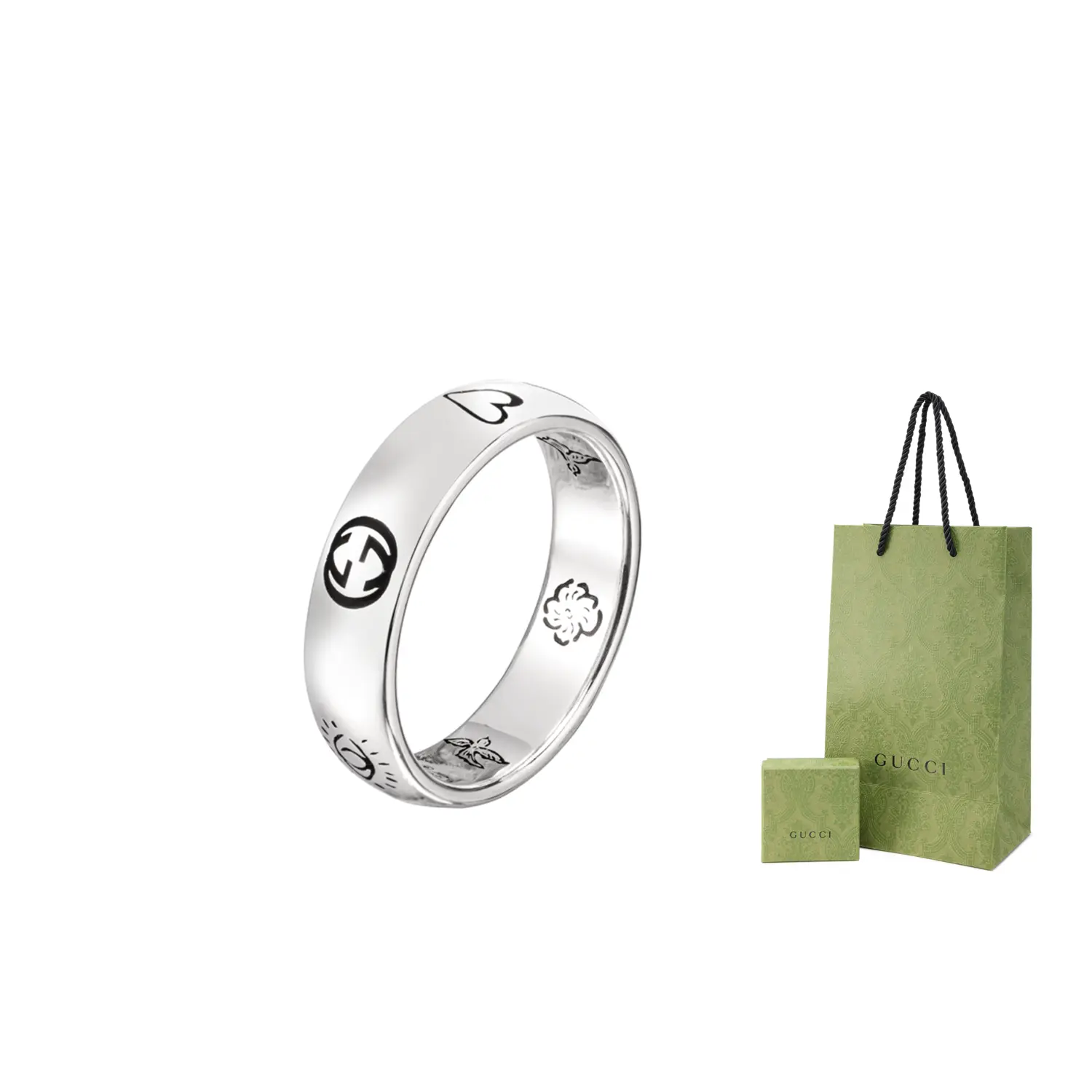 GUCCI Серебряное кольцо 925 пробы Unisex
GUCCI Серебряное кольцо 925 пробы Unisex