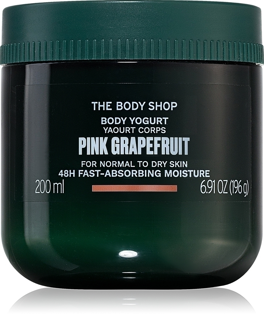 Йогурт для тела с розовым грейпфрутом The Body Shop, 200 мл
Йогурт для тела с розовым грейпфрутом The Body Shop, 200 мл