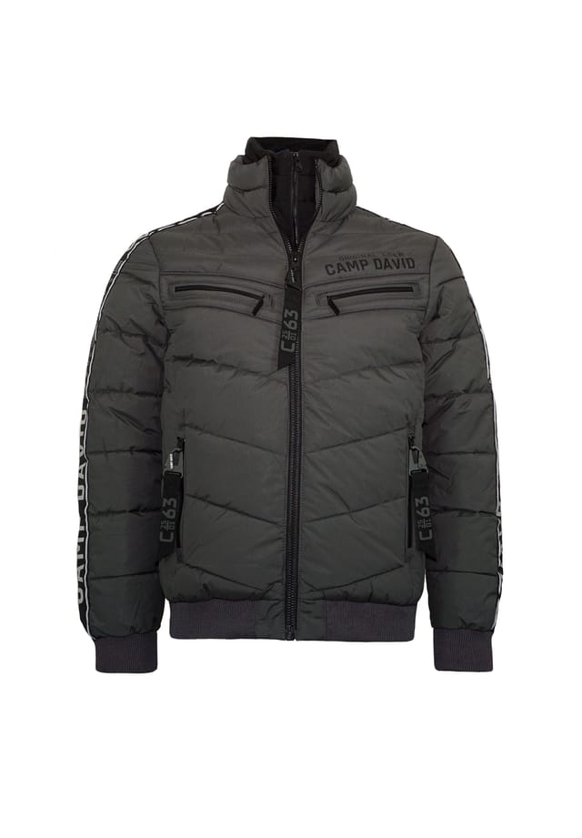 Куртка стеганая блузон Camp David, серый
Куртка стеганая блузон Camp David, серый