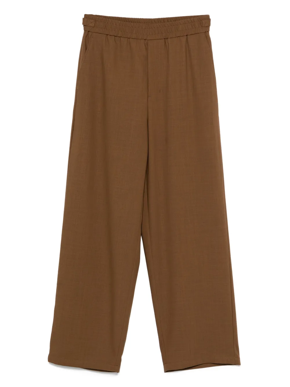 Брюки с эластичным поясом AMI Paris, коричневый 
Брюки с эластичным поясом AMI Paris, коричневый