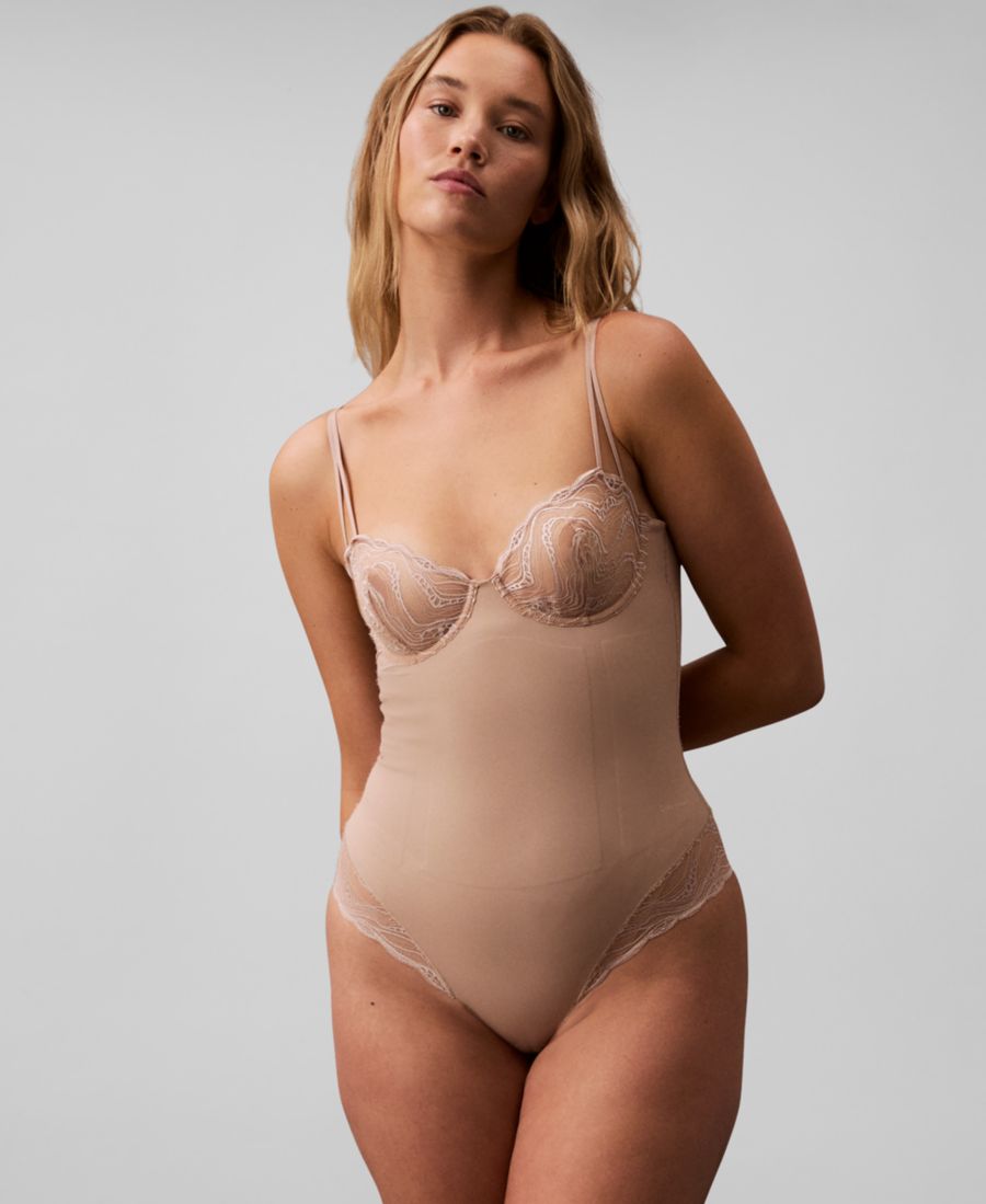 Женский корректирующий боди с кружевной отделкой QF8002 Calvin Klein, Cedar
Женский корректирующий боди с кружевной отделкой QF8002 Calvin Klein, Cedar