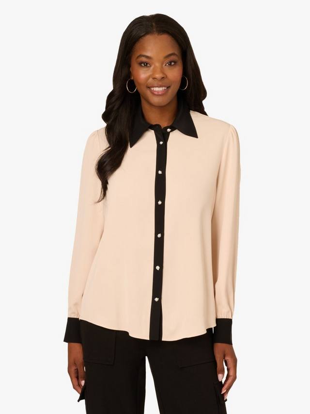 Длинная рубашка с контрастными цветами Adrianna Papell, Petal Blush/Black
Длинная рубашка с контрастными цветами Adrianna Papell, Petal Blush/Black