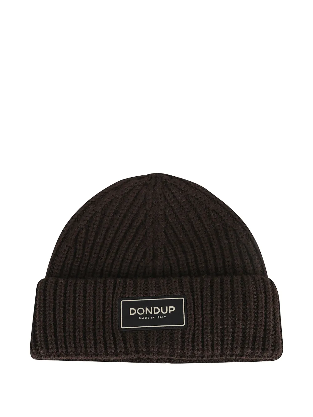 Шерстяная вязаная шапка с резинкой Dondup, коричневый
Шерстяная вязаная шапка с резинкой Dondup, коричневый