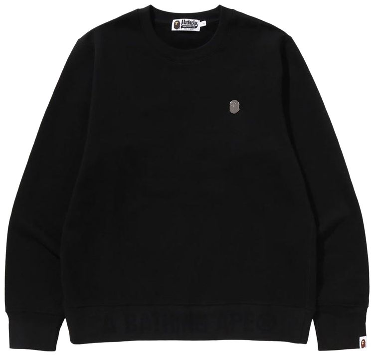 Свитшот BAPE One Point Crewneck, черный
Свитшот BAPE One Point Crewneck, черный