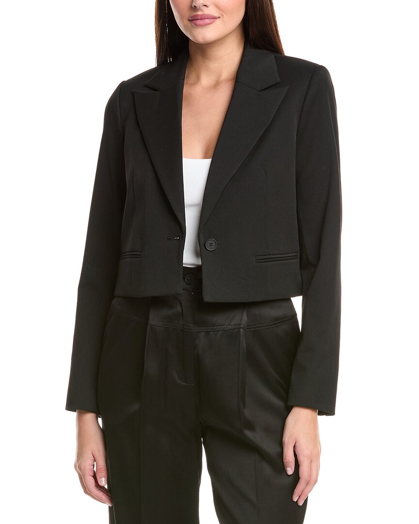 Однобортный укороченный блейзер AllSaints Shores All Saints, черный
Однобортный укороченный блейзер AllSaints Shores All Saints, черный