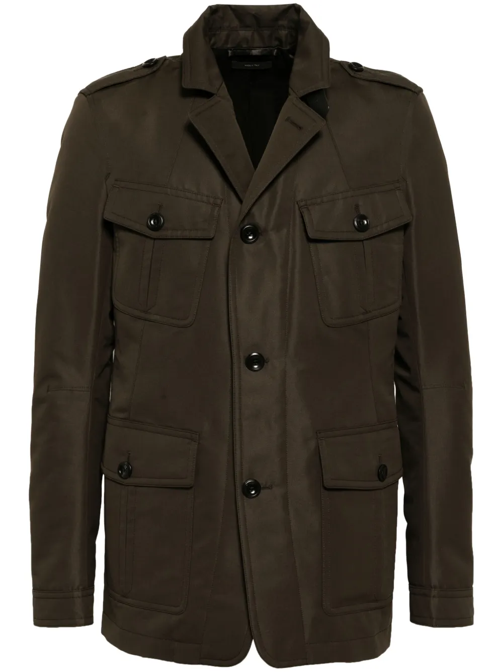 Куртка на пуговицах в стиле милитари TOM FORD, коричневый
Куртка на пуговицах в стиле милитари TOM FORD, коричневый