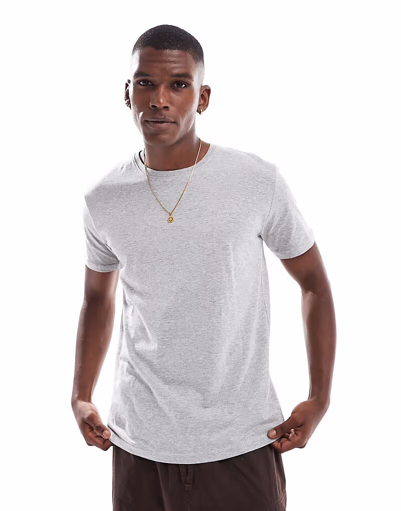 Brave Soul - футболка средней плотности с короткими рукавами светло-серого цвета
Brave Soul - футболка средней плотности с короткими рукавами светло-серого цвета