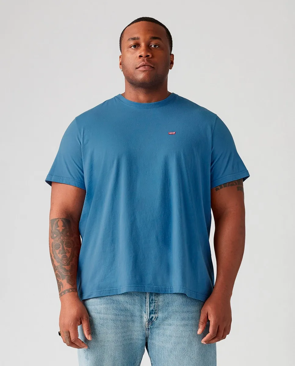 Мужская футболка больших размеров с короткими рукавами и круглым вырезом Levi's, синий
Мужская футболка больших размеров с короткими рукавами и круглым вырезом Levi's, синий