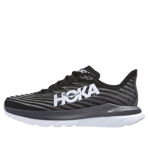 Кроссовки mach 5 'black castlerock' Hoka One One, черный 
Кроссовки mach 5 'black castlerock' Hoka One One, черный