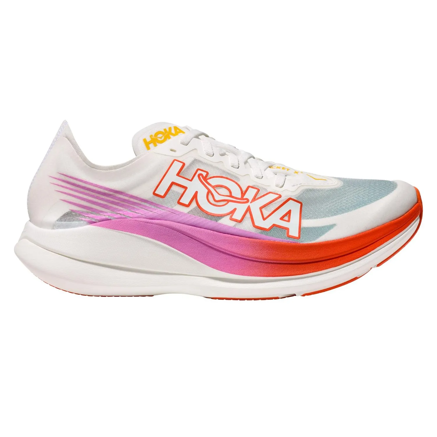 Кроссовки для бега Rocket X 2 HOKA, Frost/Lava 
Кроссовки для бега Rocket X 2 HOKA, Frost/Lava