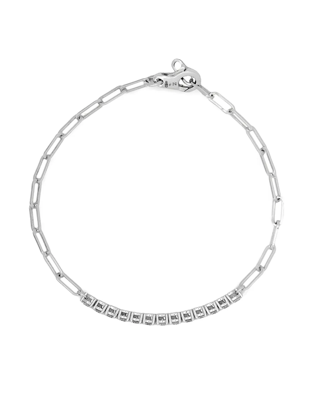 Браслет из белого золота с бриллиантами Jewels Aficionado, серебряный 
Браслет из белого золота с бриллиантами Jewels Aficionado, серебряный