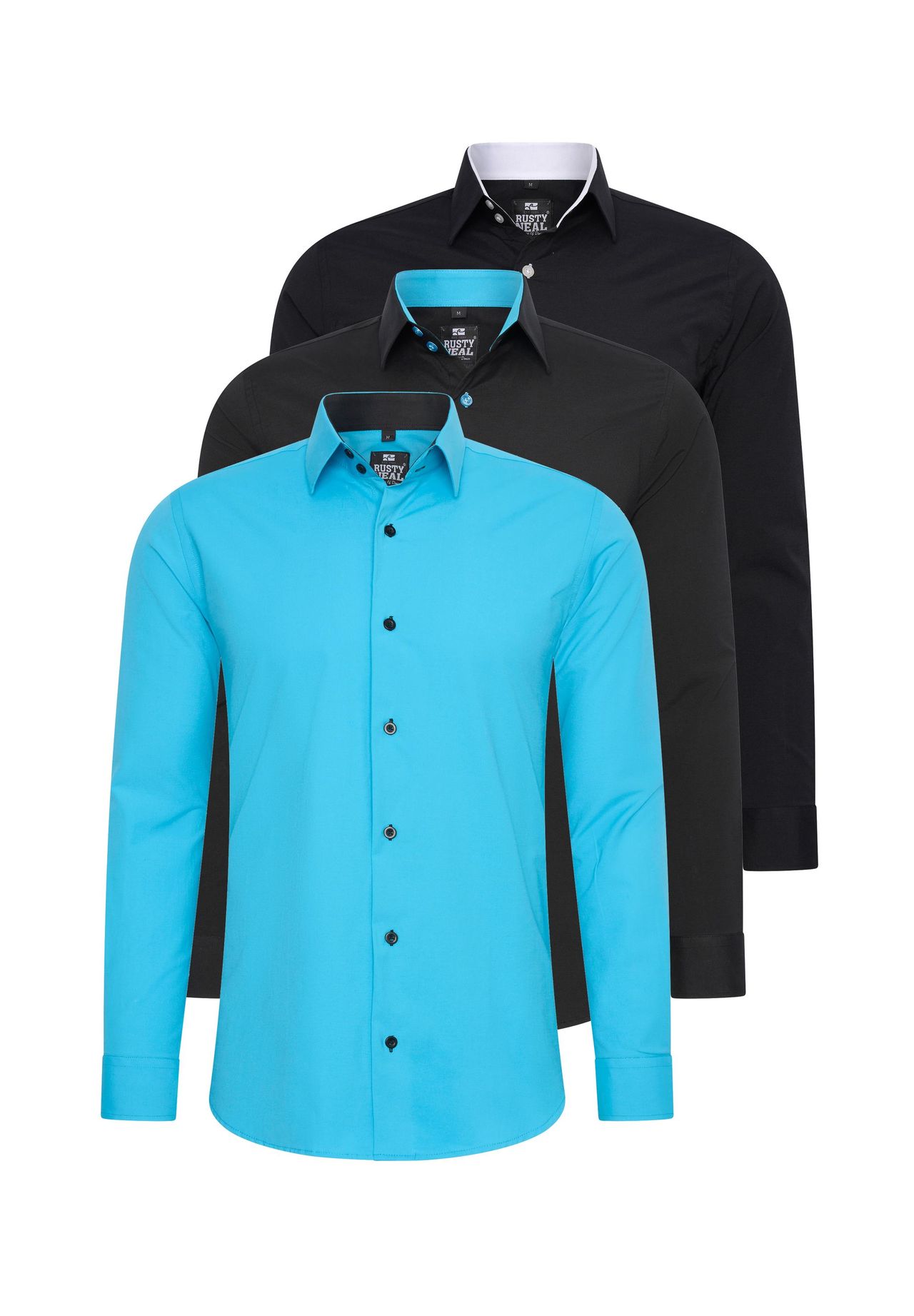 Рубашка (3 шт) с длинными рукавами, приталенного кроя RUSTY NEAL, синий
Рубашка (3 шт) с длинными рукавами, приталенного кроя RUSTY NEAL, синий