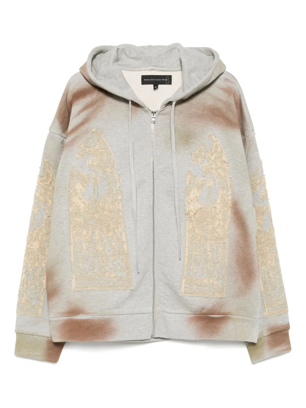 Худи Signature Mechanic на молнии Who Decides War, серый
Худи Signature Mechanic на молнии Who Decides War, серый