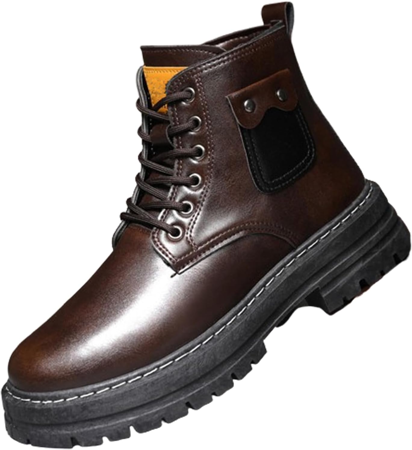 Мужские ботинки, военные ботинки, кожаные ботинки, черные ботинки, средние походные ботинки с противоскользящей подошвой Generic
Мужские ботинки, военные ботинки, кожаные ботинки, черные ботинки, средние походные ботинки с противоскользящей подошвой Generic