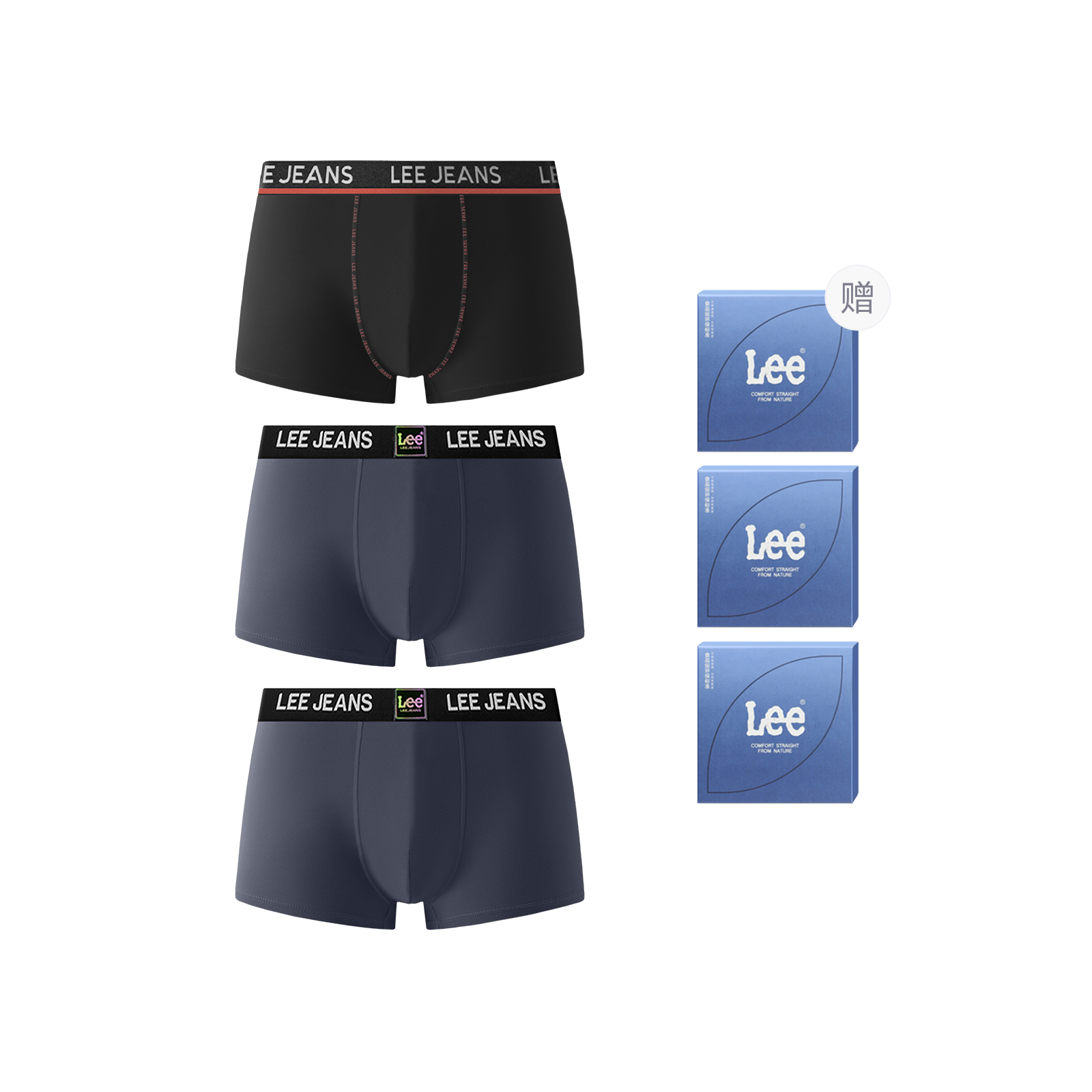 Sunset 3.0 трусы мужские боксы 3 шт Lee, темно-серый
Sunset 3.0 трусы мужские боксы 3 шт Lee, темно-серый