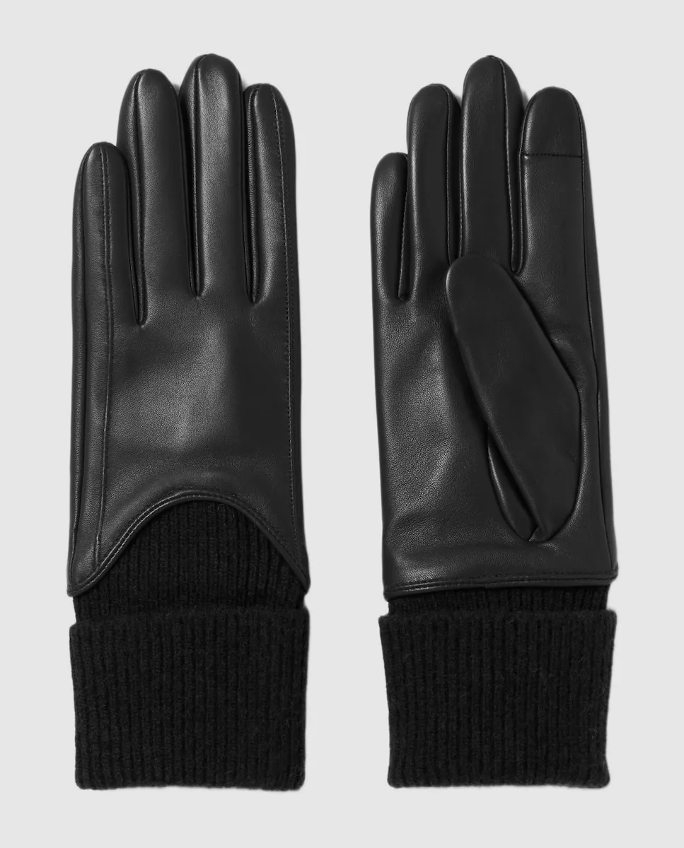 Женские перчатки из кожи и сетки Claudie Pierlot, черный
Женские перчатки из кожи и сетки Claudie Pierlot, черный