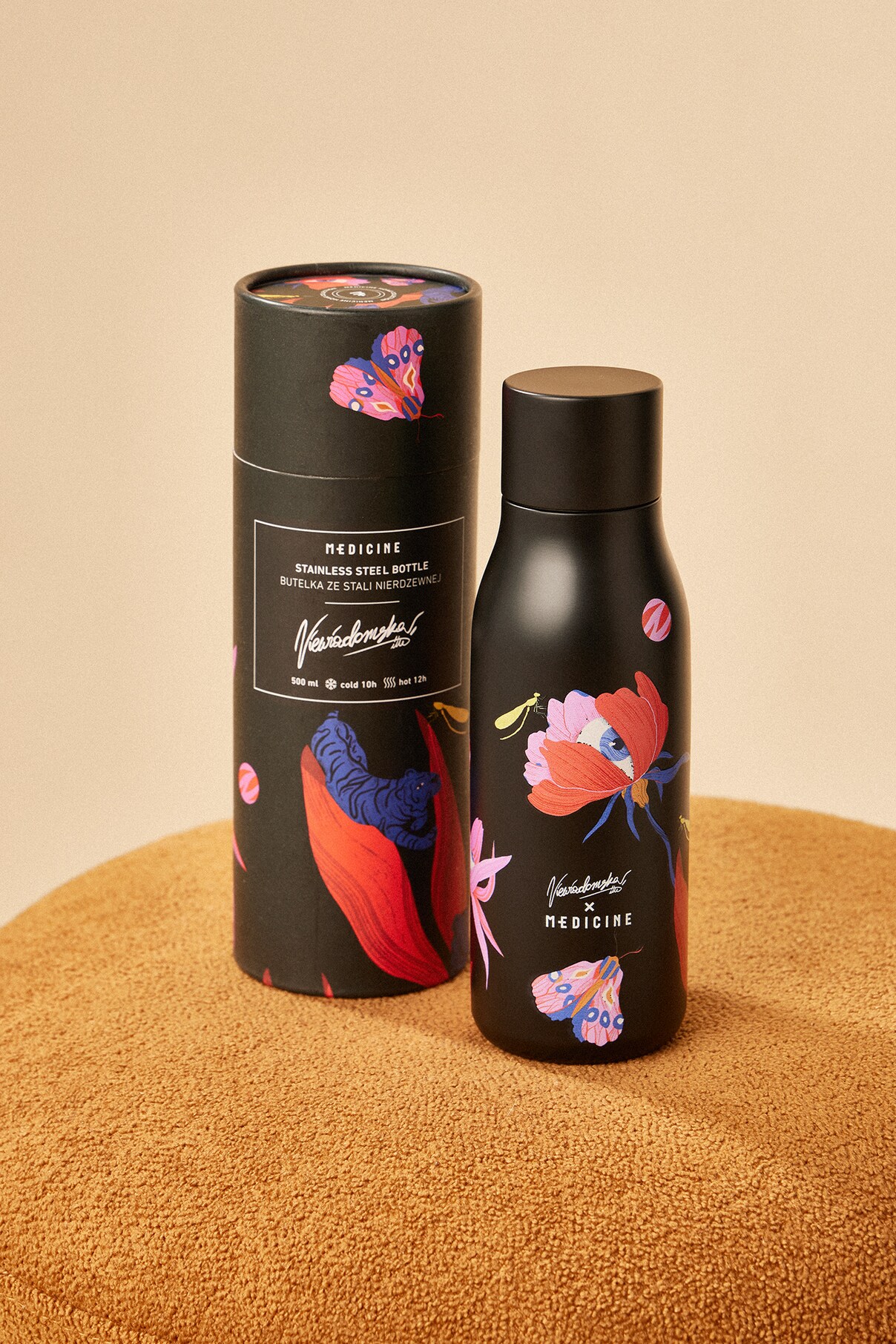 Термобутылка Medicine, мультиколор 
Термобутылка Medicine, мультиколор