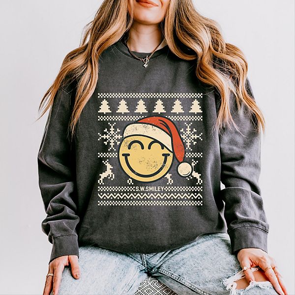 SWSmiley ugly christmas свитер distressed - женский легкий garment dyed свитшот Simply Sage Market, Pepper
SWSmiley ugly christmas свитер distressed - женский легкий garment dyed свитшот Simply Sage Market, Pepper