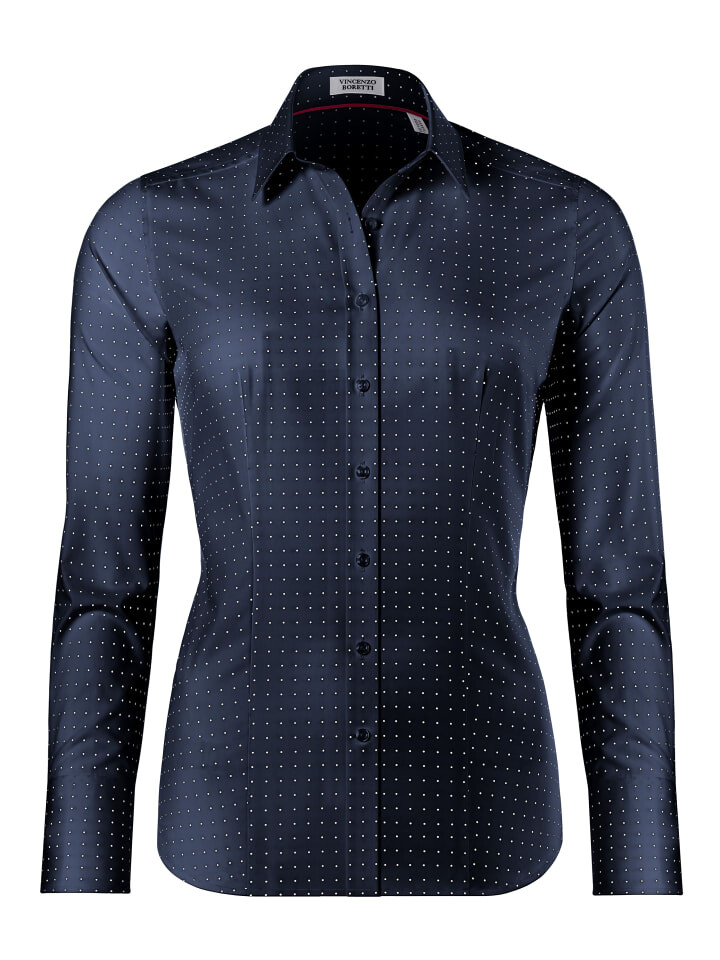 Блуза Vincenzo Boretti leicht tailliert, цвет dunkelblau/weiß
Блуза Vincenzo Boretti leicht tailliert, цвет dunkelblau/weiß