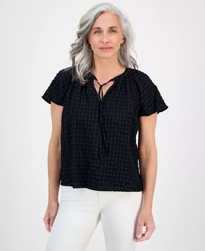 Миниатюрный топ с рукавами-крылышками и узором Paisley Bloom Style & Co, черный
Миниатюрный топ с рукавами-крылышками и узором Paisley Bloom Style & Co, черный