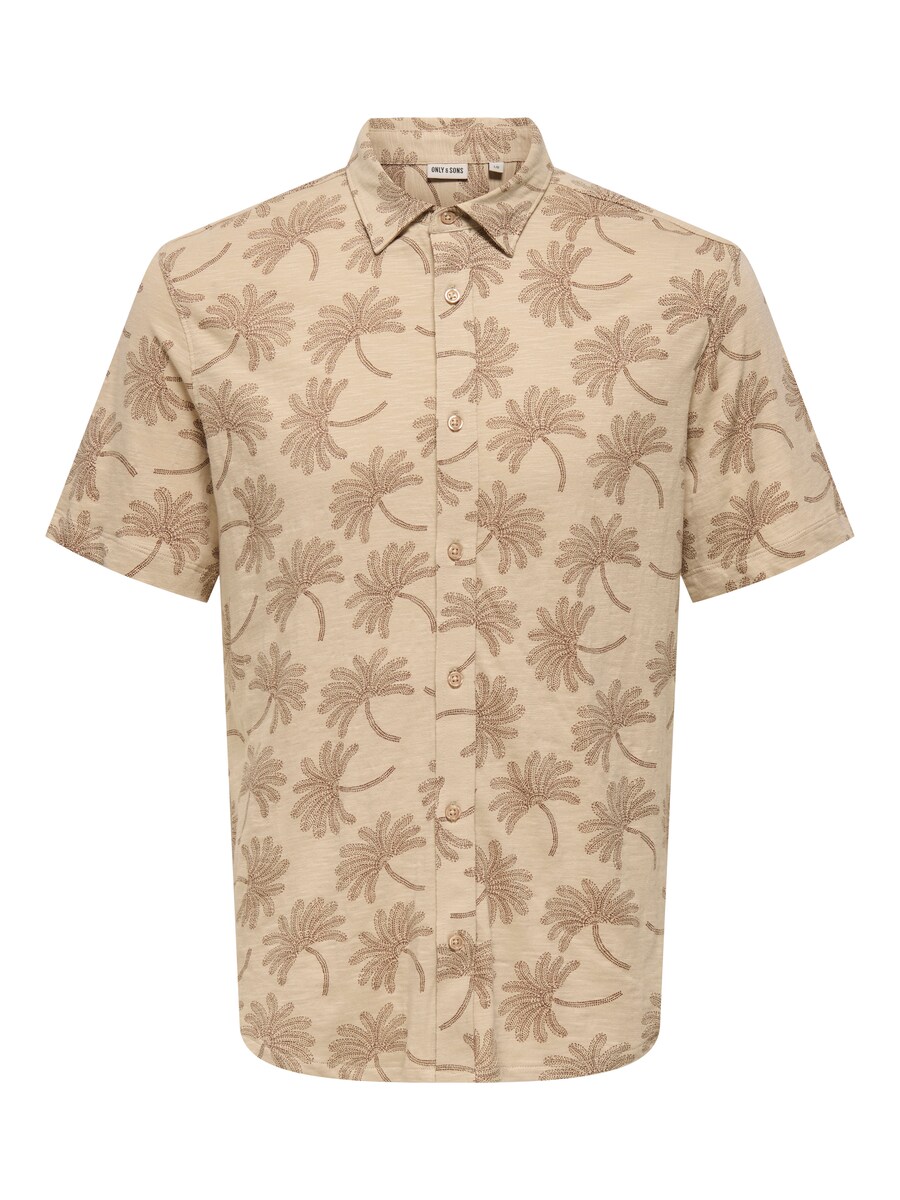 Рубашка на пуговицах классического кроя Only & Sons ONSMALDINI, темно-бежевый 
Рубашка на пуговицах классического кроя Only & Sons ONSMALDINI, темно-бежевый