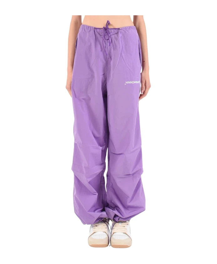 Брюки карго из нейлона с кулиской на талии Hinnominate, фиолетовый
Брюки карго из нейлона с кулиской на талии Hinnominate, фиолетовый