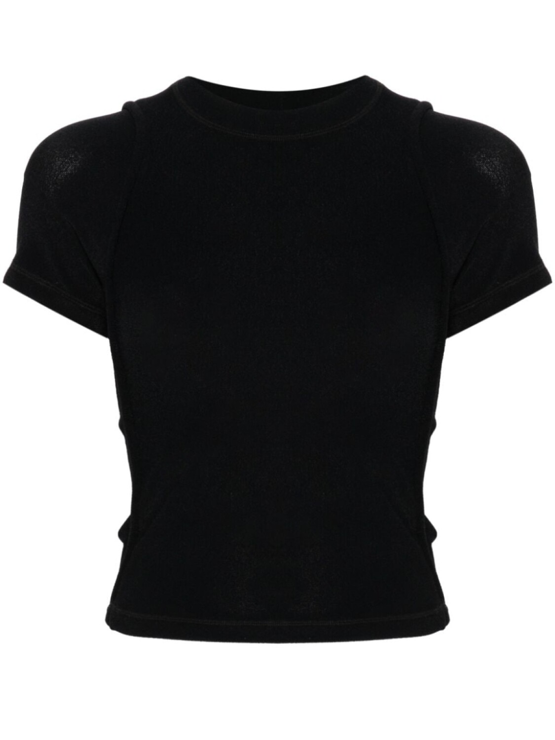 Ottolinger фактурная футболка с логотипом, черный 
Ottolinger фактурная футболка с логотипом, черный