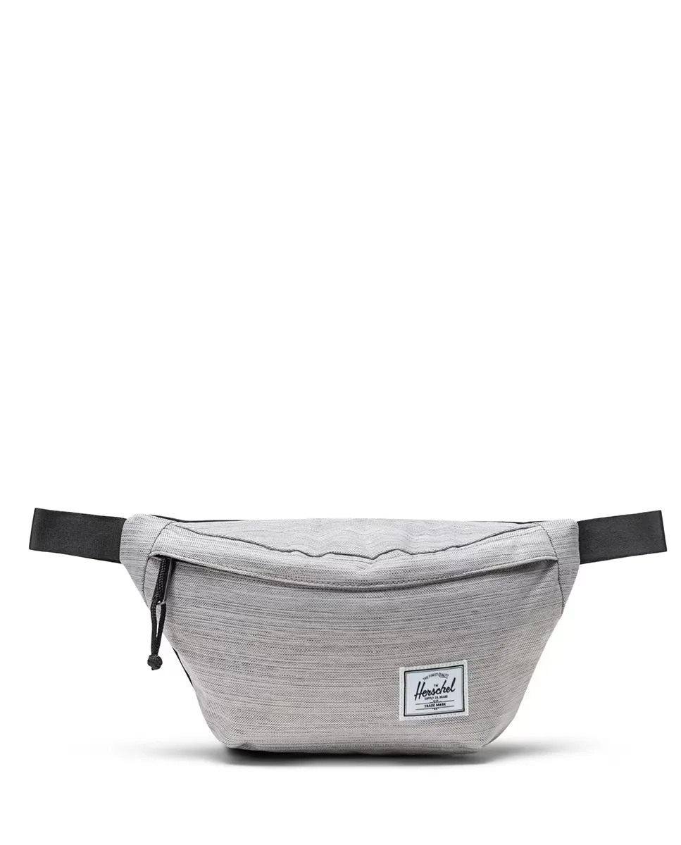 Светло-серая экологичная мужская поясная сумка на молнии Herschel, светло-серый 
Светло-серая экологичная мужская поясная сумка на молнии Herschel, светло-серый