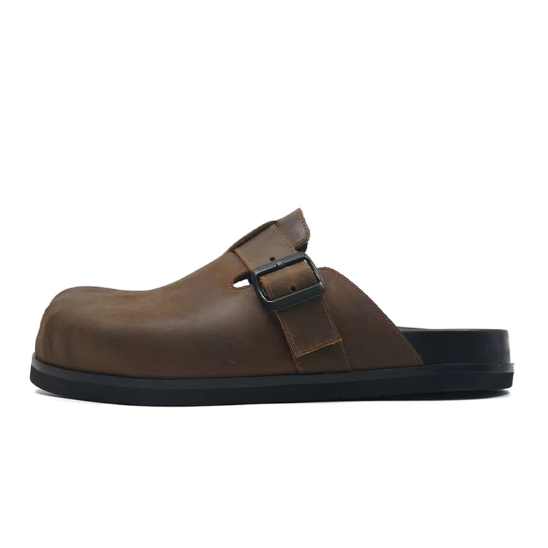 N6N8 Сандалии с закрытым носком, темно-коричневые, мужские
N6N8 Сандалии с закрытым носком, темно-коричневые, мужские