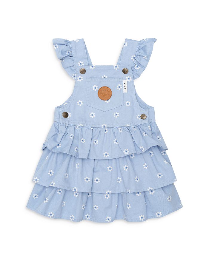 Детское платье-комбинезон с цветочным принтом и ярусами из шамбрея - Baby Huxbaby, синий
Детское платье-комбинезон с цветочным принтом и ярусами из шамбрея - Baby Huxbaby, синий