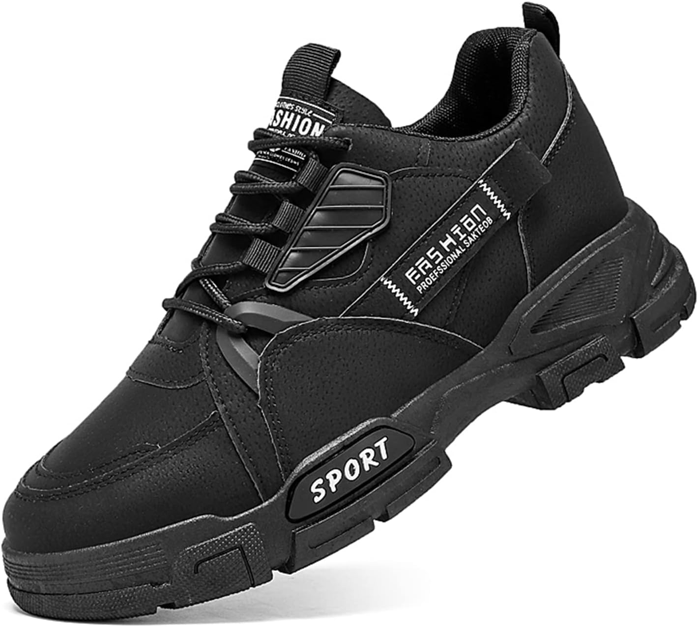 Мужские повседневные спортивные туфли Cmadolrs на шнуровке, модные, с нескользящей подошвой, удобные для ходьбы, кожаные, черный
Мужские повседневные спортивные туфли Cmadolrs на шнуровке, модные, с нескользящей подошвой, удобные для ходьбы, кожаные, черный