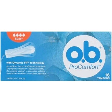 Ob Pro Comfort Супер Абсорбент 90мл O.B
Ob Pro Comfort Супер Абсорбент 90мл O.B
