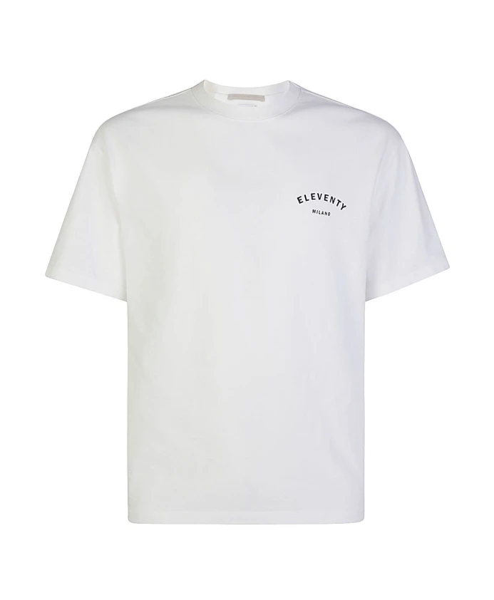 Хлопковая футболка с круглым вырезом и логотипом Eleventy, белый
Хлопковая футболка с круглым вырезом и логотипом Eleventy, белый