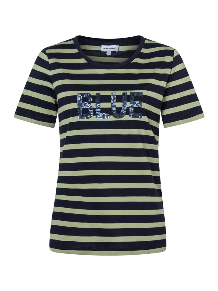 More & More Полосатая рубашка с короткими рукавами, надпись из пайеток темно-синего/зеленого цвета, Зеленый, More & More Полосатая рубашка с короткими рукавами, надпись из пайеток темно-синего/зеленого цвета
More & More Полосатая рубашка с короткими рукавами, надпись из пайеток темно-синего/зеленого цвета, Зеленый, More & More Полосатая рубашка с короткими рукавами, надпись из пайеток темно-синего/зеленого цвета