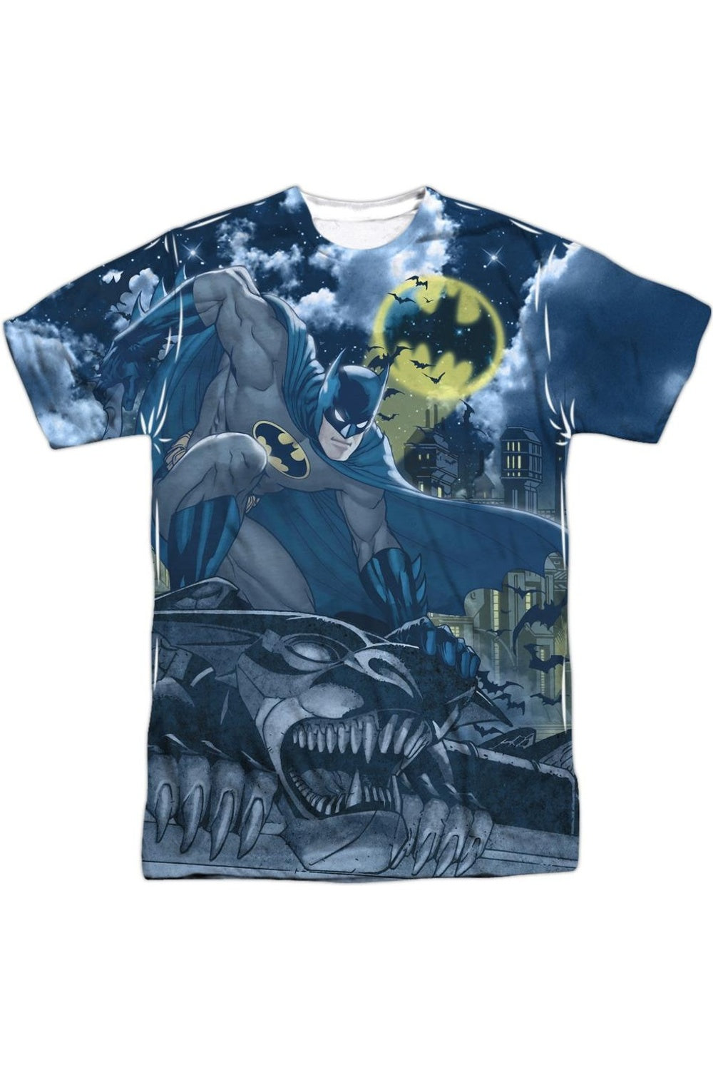 Футболка с коротким рукавом Batman Gotham Gargoyle для взрослых, 100% полиэстер, с круглым вырезом Gildan, белый
Футболка с коротким рукавом Batman Gotham Gargoyle для взрослых, 100% полиэстер, с круглым вырезом Gildan, белый