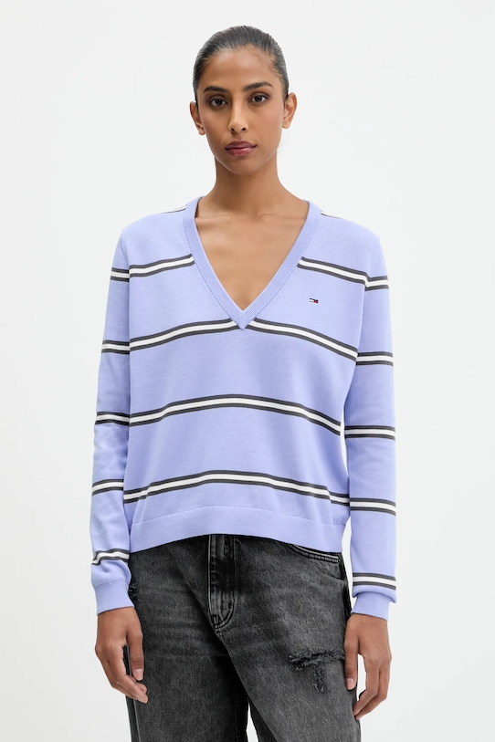 Хлопковый свитер Tommy Jeans, синий
Хлопковый свитер Tommy Jeans, синий