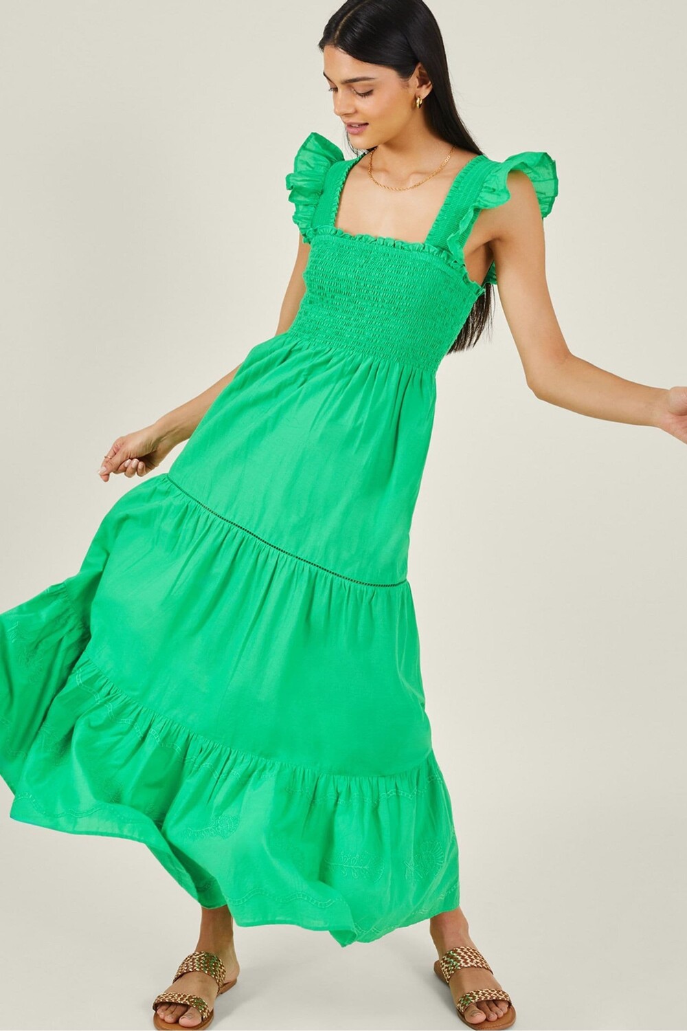 Платье с вышивкой Accessorize, зеленый
Платье с вышивкой Accessorize, зеленый