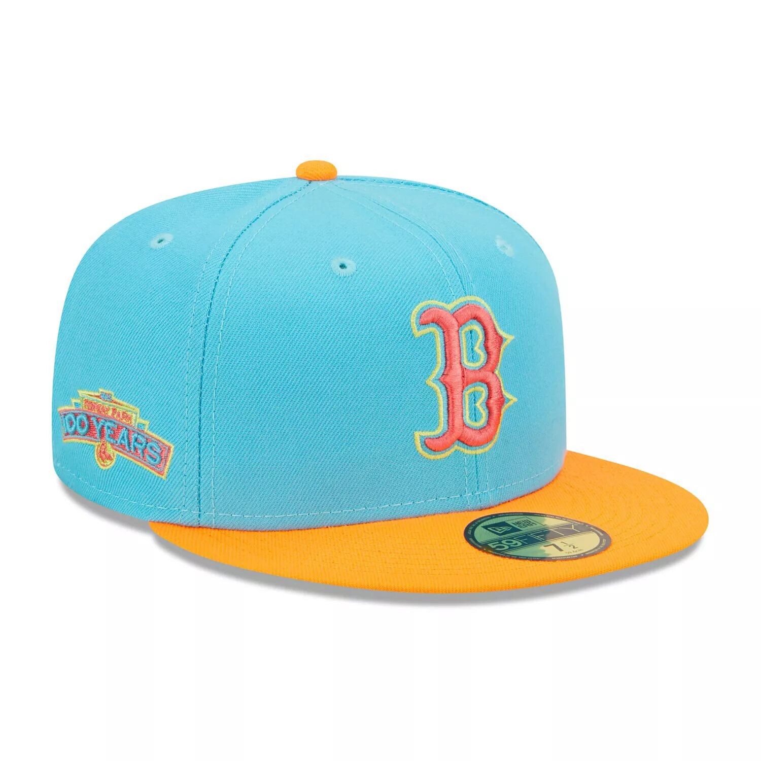 Мужская бейсболка New Era Blue/Orange Boston Red Sox Vice Highlighter 59FIFTY
Мужская бейсболка New Era Blue/Orange Boston Red Sox Vice Highlighter 59FIFTY