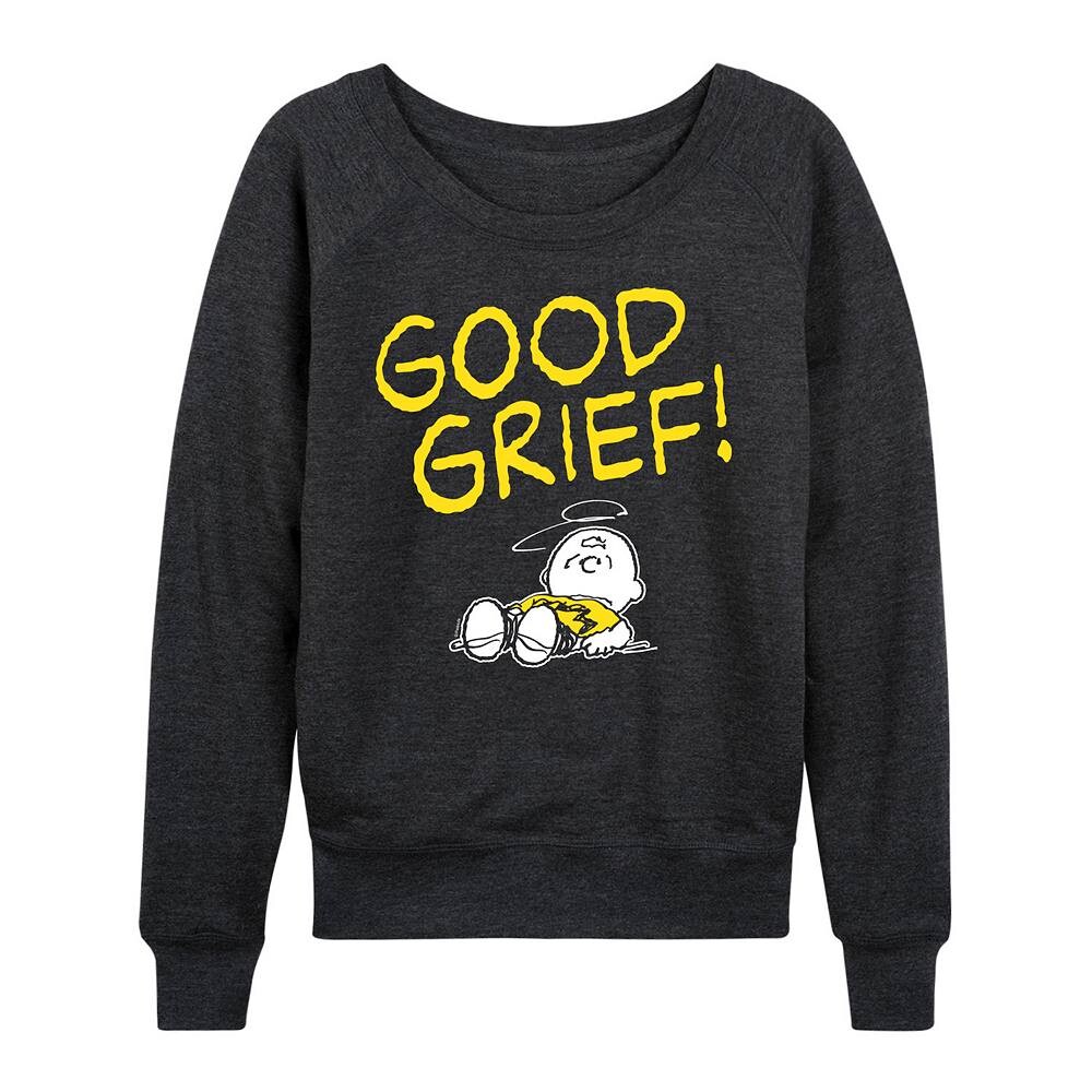 Женский легкий свитшот из френч терри Peanuts Charlie Brown Good Grief Licensed Character, цвет Heather Charcoal Gray
Женский легкий свитшот из френч терри Peanuts Charlie Brown Good Grief Licensed Character, цвет Heather Charcoal Gray