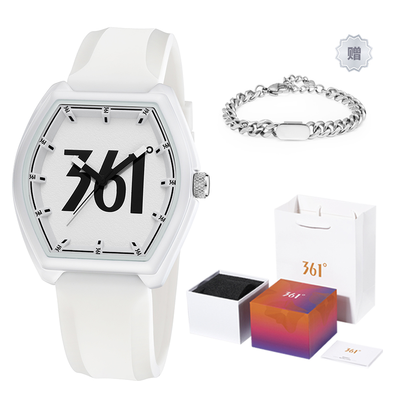361° Часы с кварцевым механизмом и силиконовым ремешком, унисекс, черный циферблат
361° Часы с кварцевым механизмом и силиконовым ремешком, унисекс, черный циферблат