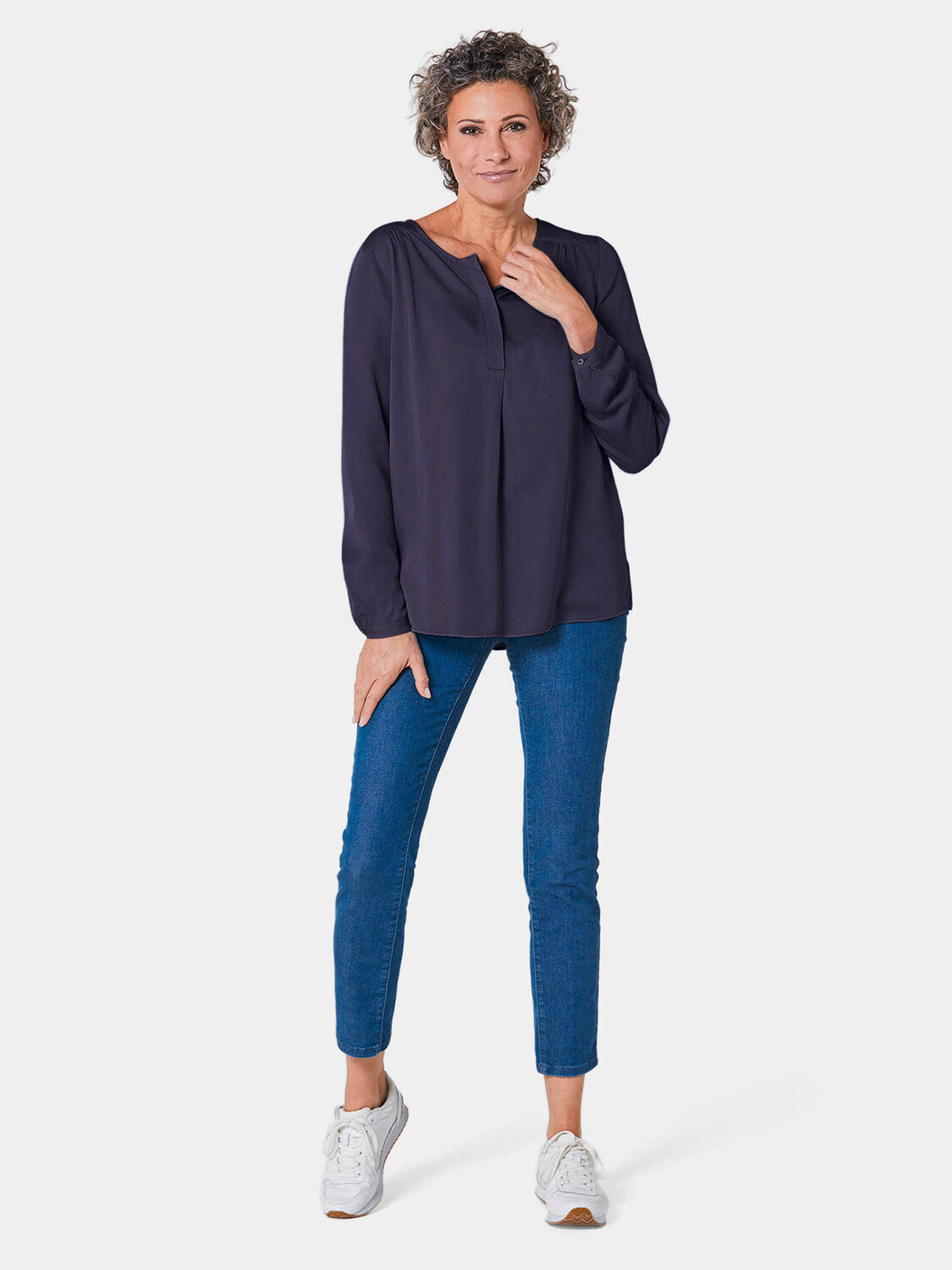 Блуза GOLDNER, морской 
Блуза GOLDNER, морской