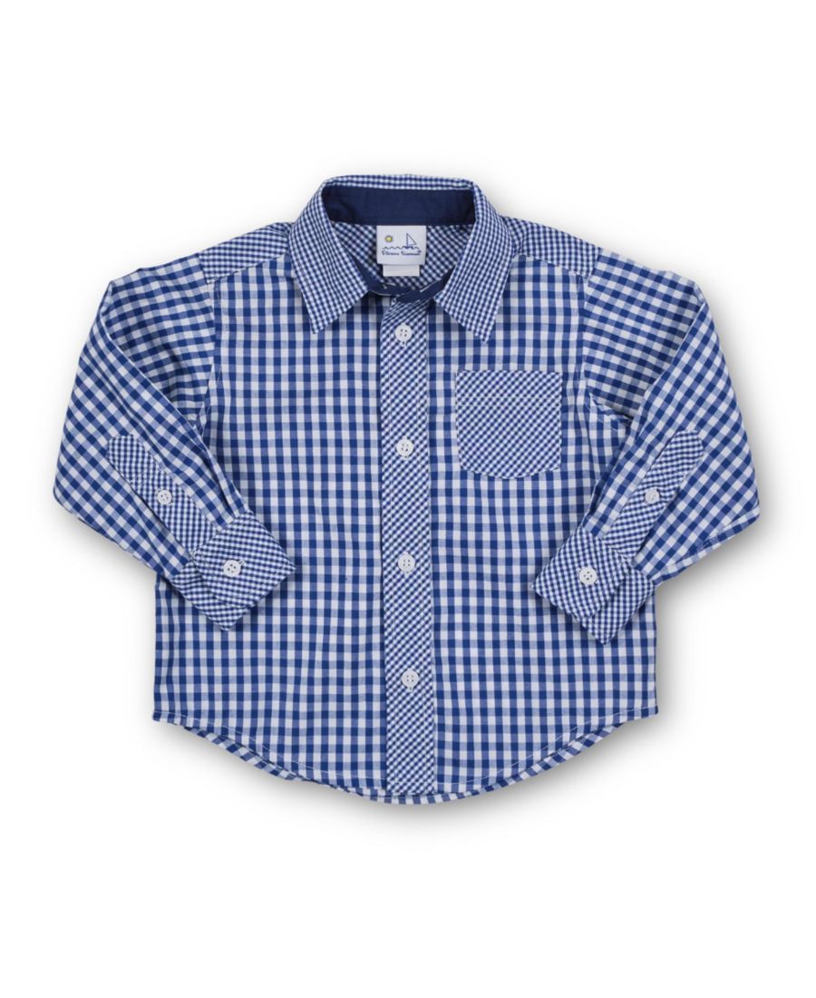 Рубашка в клетку на пуговицах Florence Eiseman, Blue
Рубашка в клетку на пуговицах Florence Eiseman, Blue