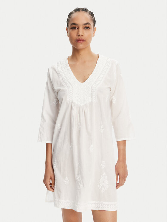 Летнее платье свободного покроя BC198 Selmark, белый
Летнее платье свободного покроя BC198 Selmark, белый