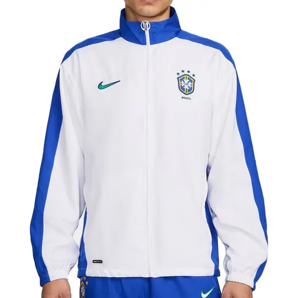 Куртка brazil 1998 reissue football replica tracksuit jacket 'white lyon blue' Nike, белый 
Куртка brazil 1998 reissue football replica tracksuit jacket 'white lyon blue' Nike, белый