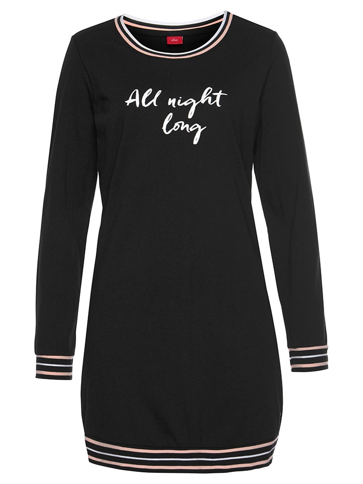 s.Oliver Черная ночная рубашка
s.Oliver Черная ночная рубашка