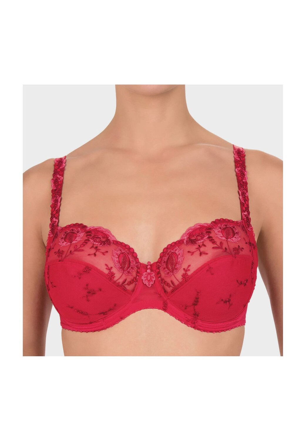 Женский бюстгальтер на косточках с цветочной вышивкой в стиле прованс Conturelle Felina, цвет Tango Red
Женский бюстгальтер на косточках с цветочной вышивкой в стиле прованс Conturelle Felina, цвет Tango Red