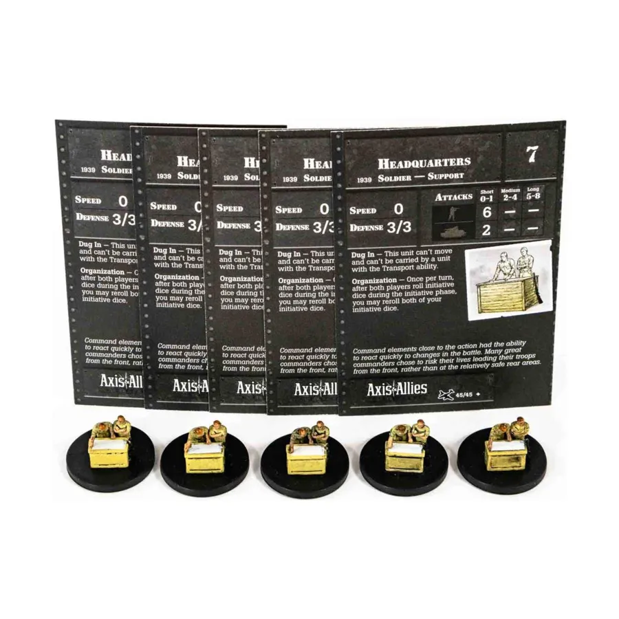 Штаб (U) x5, Axis & Allies - Collectible Miniatures Game - Reserves Singles
Штаб (U) x5, Axis & Allies - Collectible Miniatures Game - Reserves Singles
