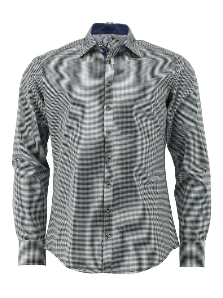 Традиционная рубашка Фрусла темно-зеленого цвета OS-Trachten
Традиционная рубашка Фрусла темно-зеленого цвета OS-Trachten