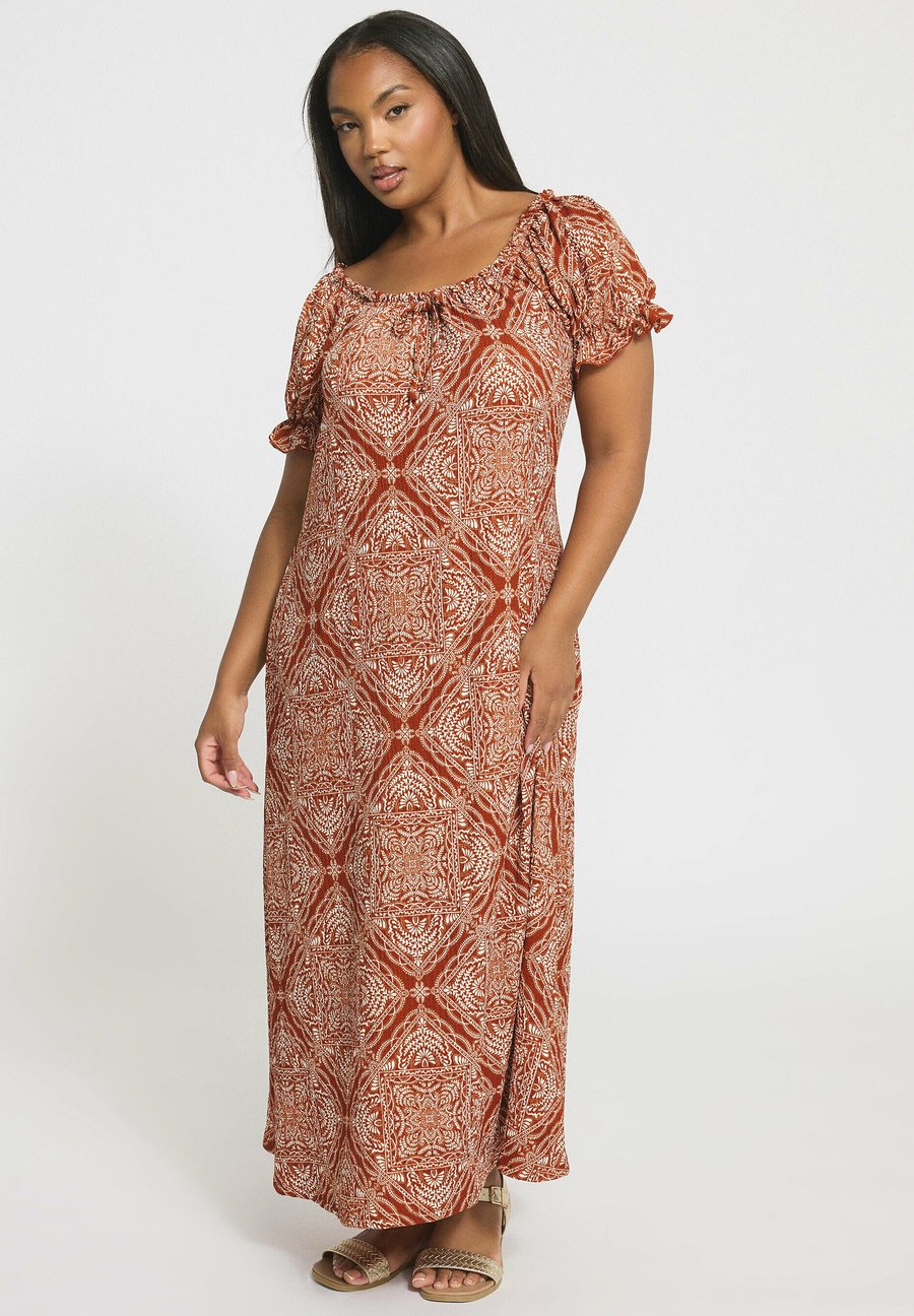 Платье Yours Clothing Maxi dress, Brown/Ochre
Платье Yours Clothing Maxi dress, Brown/Ochre