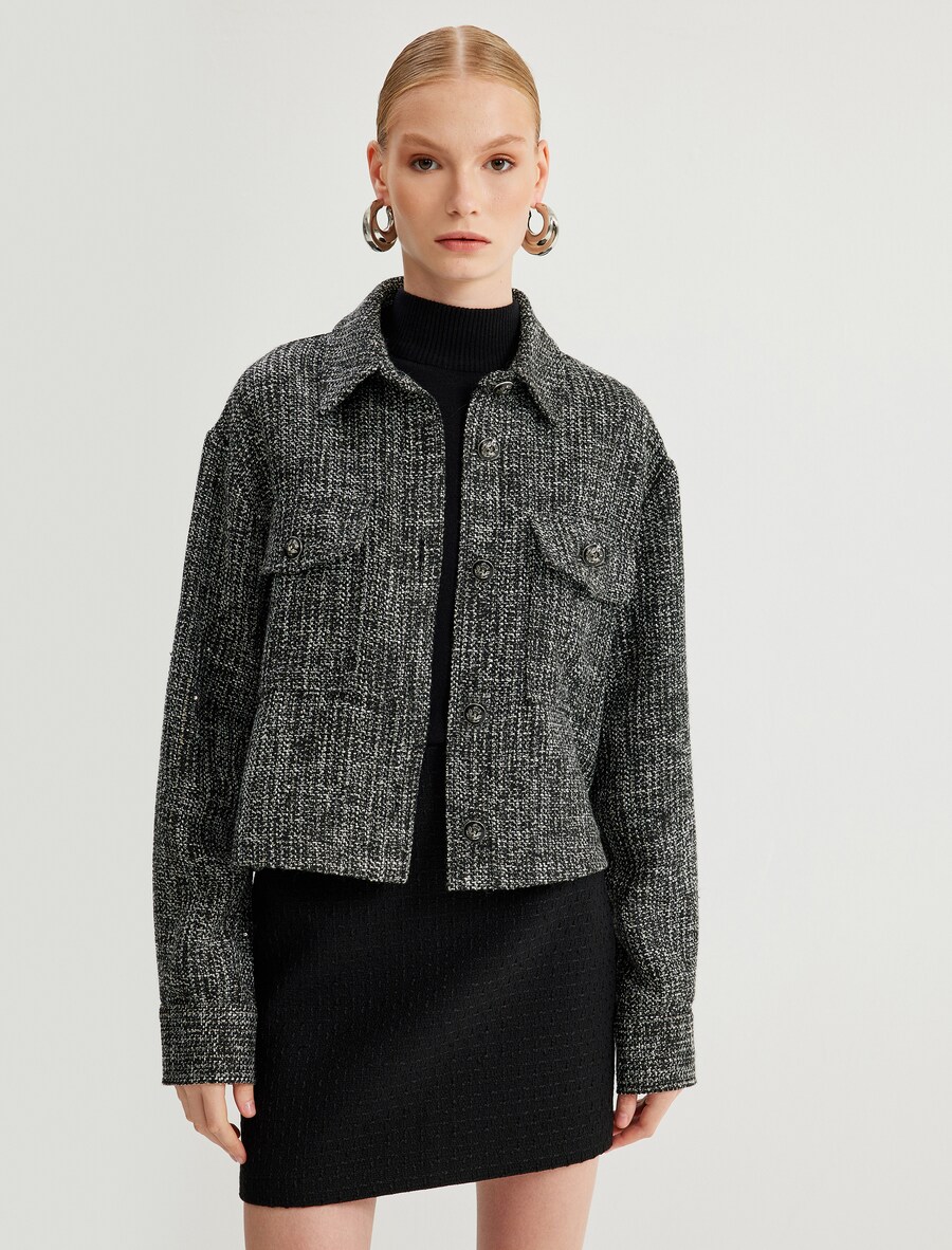 Блейзер Koton, серый 
Блейзер Koton, серый